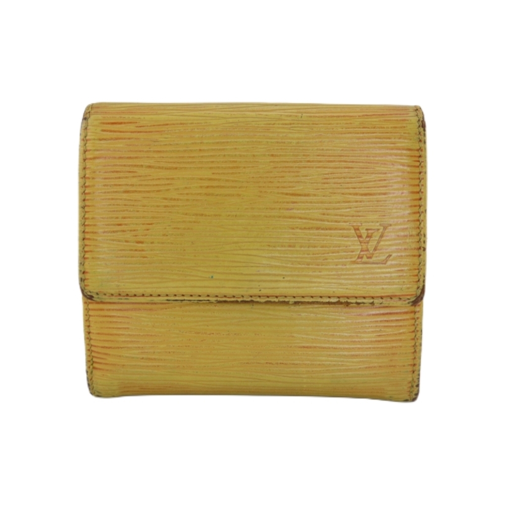 LV LOUIS‎ Vuitton LA KOBE Edition Yellow Purple Epi Leather compact Wallet